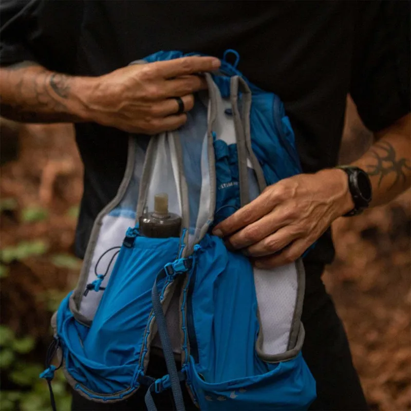 Ultimate Direction Mountain Running Hydration Vest 6.0 UD - Blue Large-4