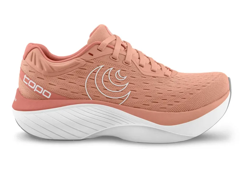 Topo Women's Atmos Running Shoes in Dusty rose/White