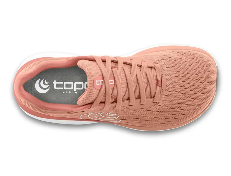 Topo Women's Atmos Running Shoes in Dusty rose/White-2
