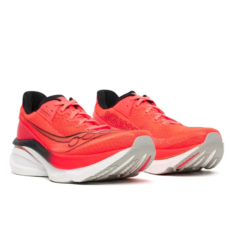Saucony Men's Endorphin Performance Running Shoes in Azura Vizired Black -4