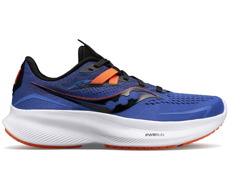 Saucony Men's Ride 15 Running Shoes in Blue Raz