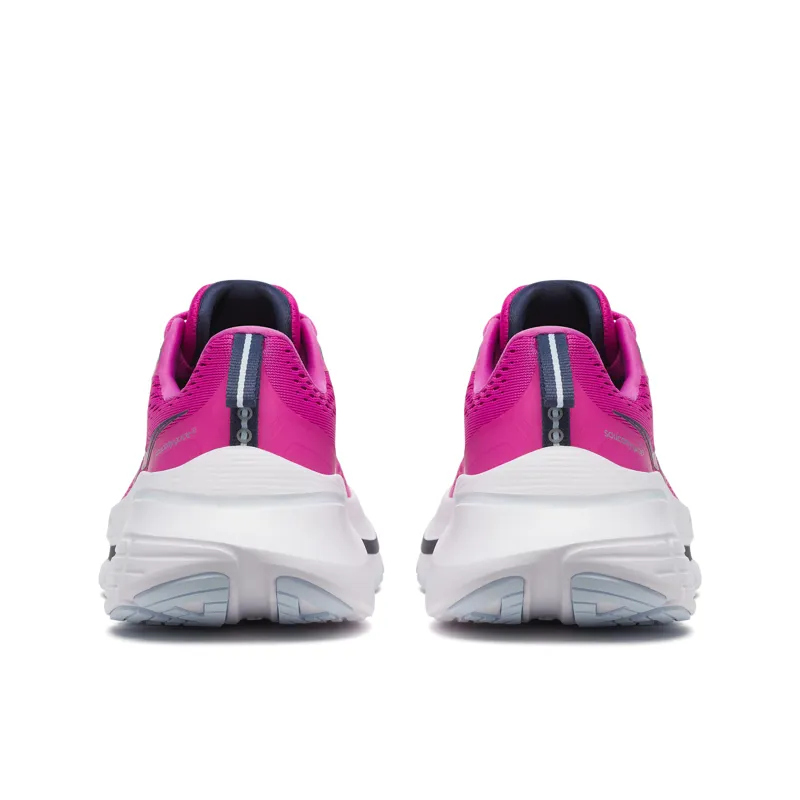 Saucony Women's Guide 18 Running Shoes in Fuchsia/Navy -3