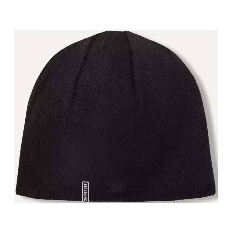 SealSkinz Cley Waterproof Cold Weather Beanie Hat in Black