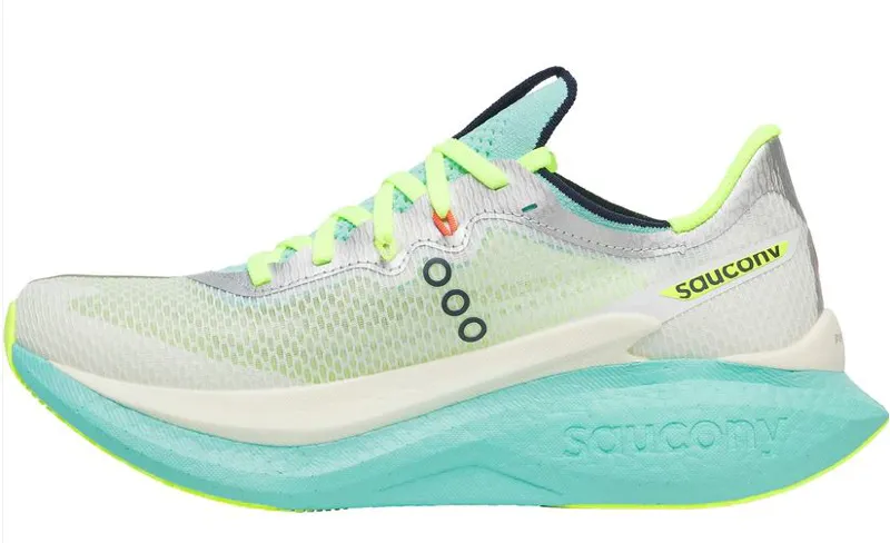 Saucony Women's Endorphin Pro 5 Speed Shoes in White Splash -1