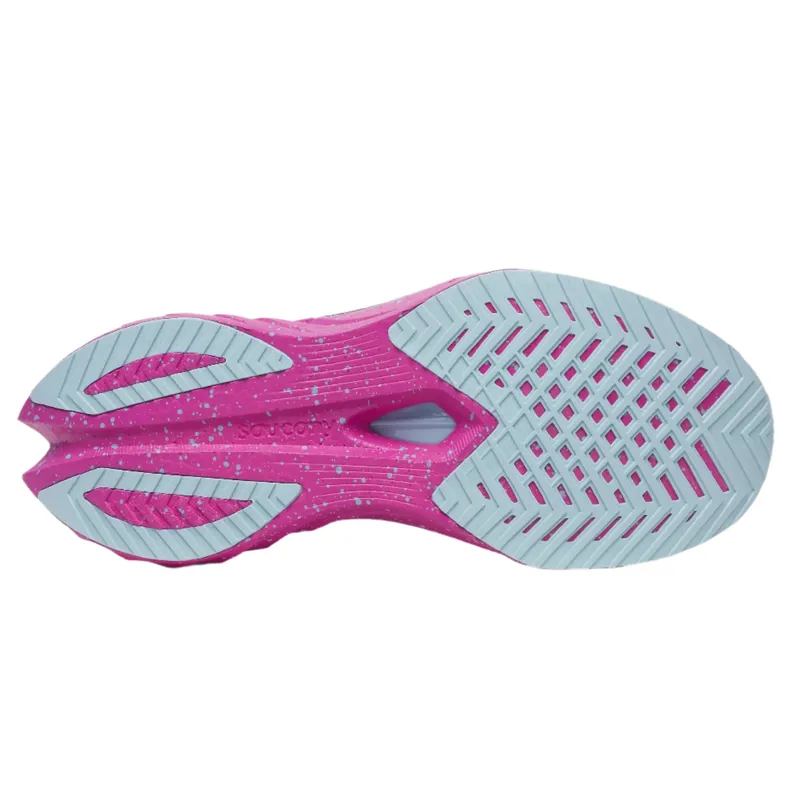 Saucony Women's Endorphin Speed 4 Running Shoes in Navy/Fuchsia -5