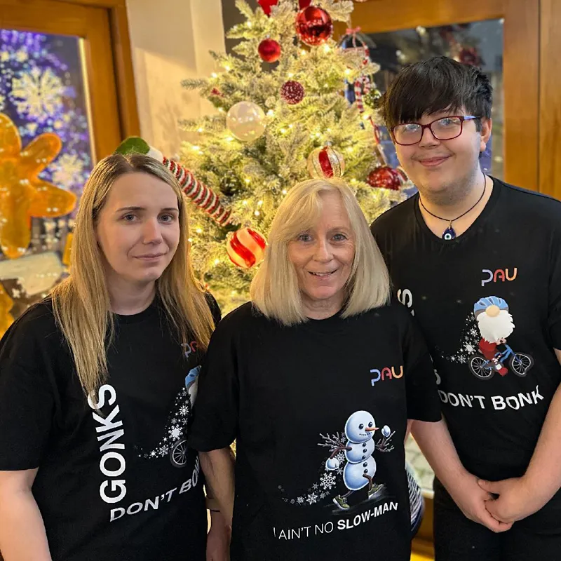 PAU Festive Gift Aint No Slowman T Shirt-1