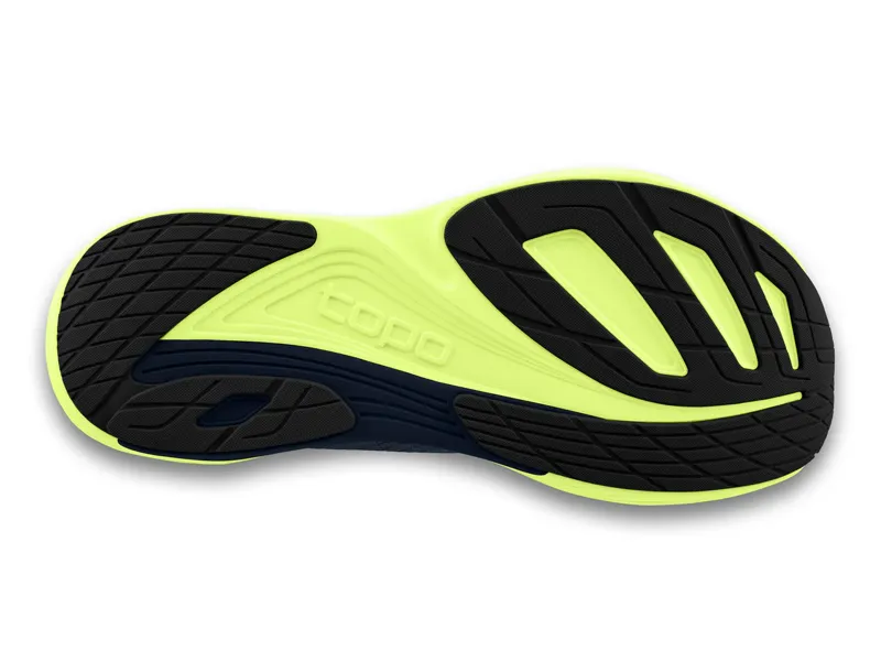 Topo Athletic Men's Ultrafly 5 Running Shoes in Navy/Lime-1