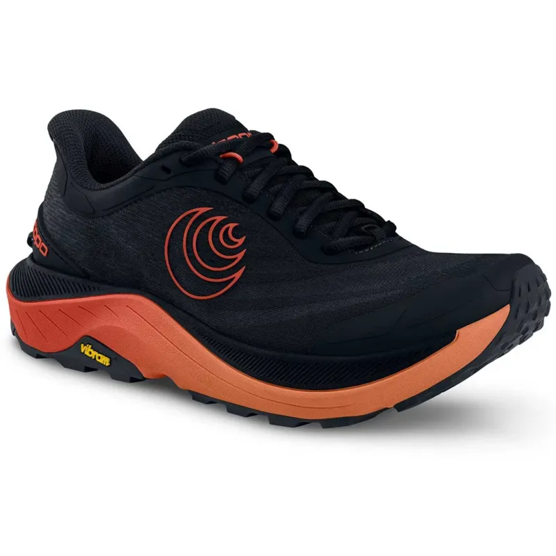 Topo Men's Ultraventure 4 Trail Running Shoes in Black/Red