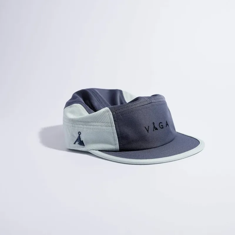 Vaga Club Running Cap in Slate Blue/Mint-3