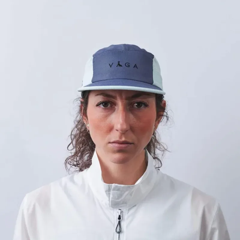 Vaga Club Running Cap in Slate Blue/Mint-5