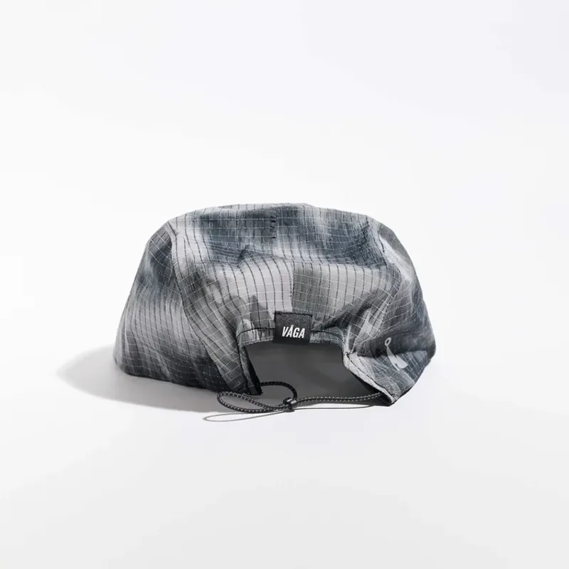 Vaga Night Running Club Cap 2.0 - Black  Grey Small to Medium-4