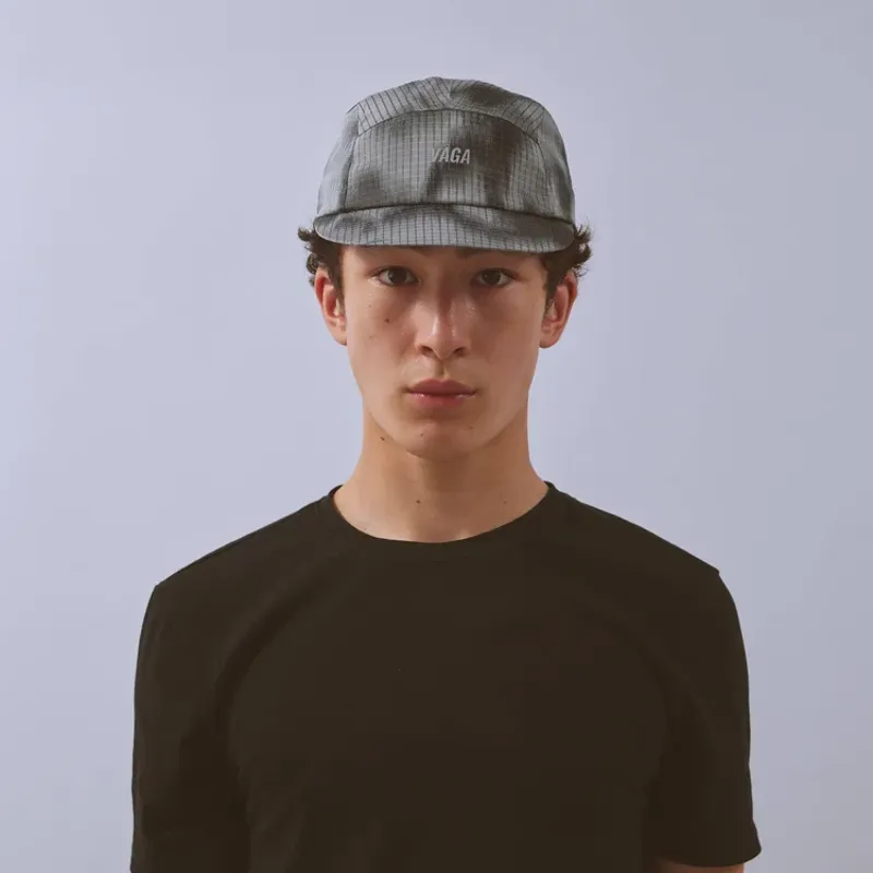 Vaga Night Running Club Cap 2.0 - Black  Grey Small to Medium-7