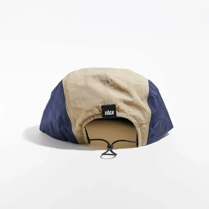 Vaga Pacer Running Cap in Navy Blue  Utility Green Taupe-4