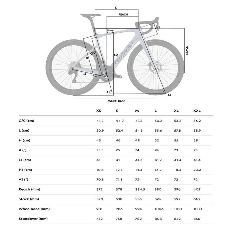 Wilier Rapida 105 Di2 Carbon Road Bike in Dusk Grey XL-1