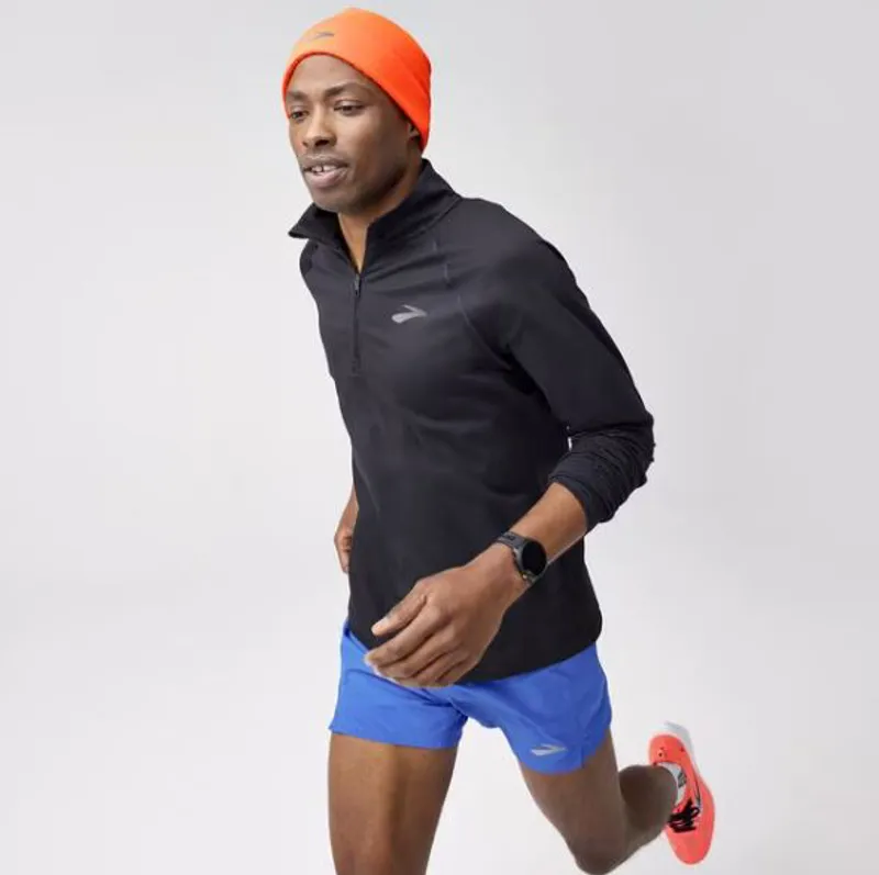 Brooks Men's Dash 1/4 Zip 3.0 Running Top in Black-2