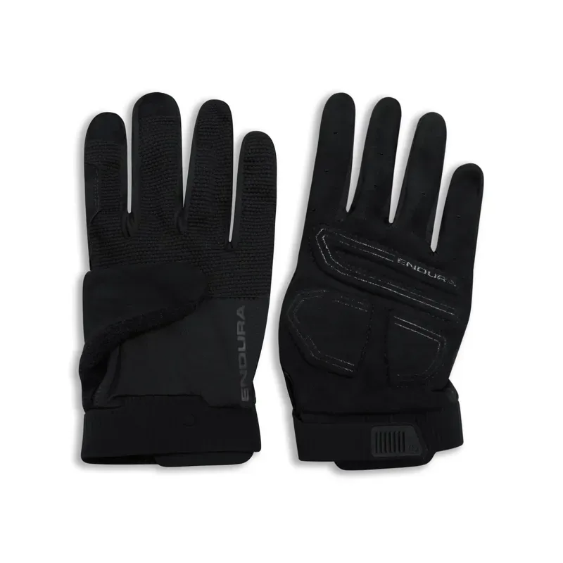 Endura Loop Full Finger Cycling Gloves in Black