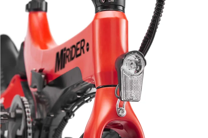 MiRiDER One Electric Folding eBike in Eclipse Red-5