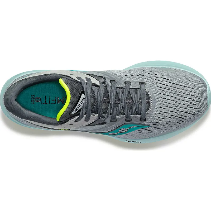 Saucony Men's Ride 16 Running Shoes in Fossil Palm-2