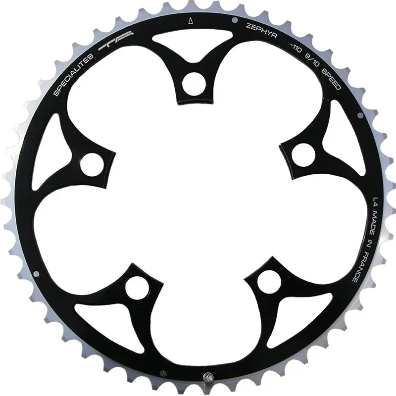 TA Zephyr 110-pcd 9/10-speed 5-arm Middle/Outer Chainring in Black-2