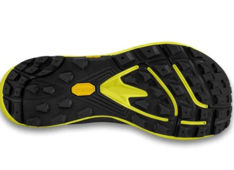 Topo Athletic Men's MTN Mountain Racer 3 Running Shoes in Black/Lime-2