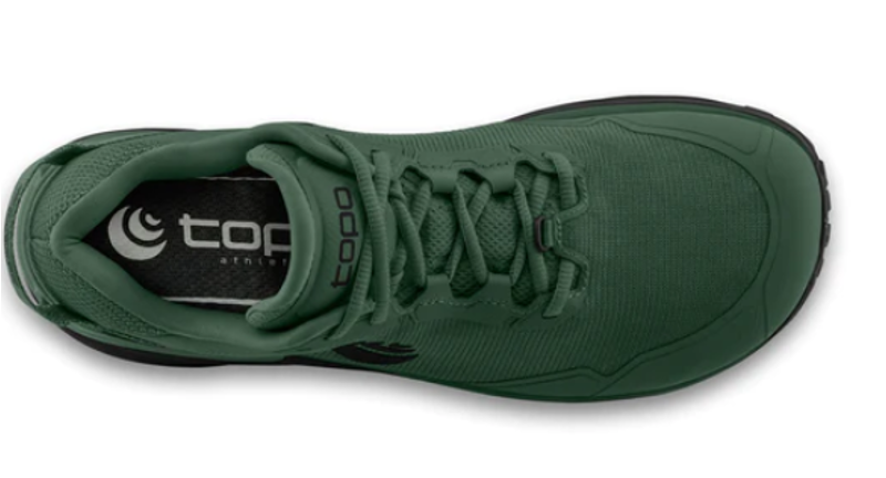 Topo Athletic Men's Traverse Hiking Shoes in Dark Green/Charcoal-3