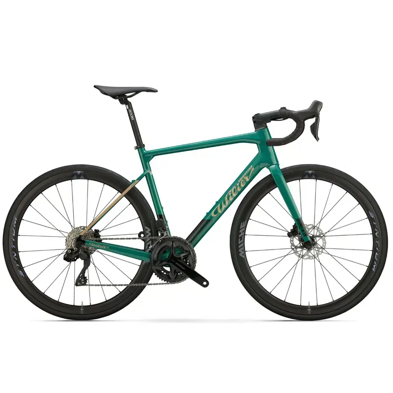 Wilier Garda 105 Di2 Syntium Road Bike in Green/Gold
