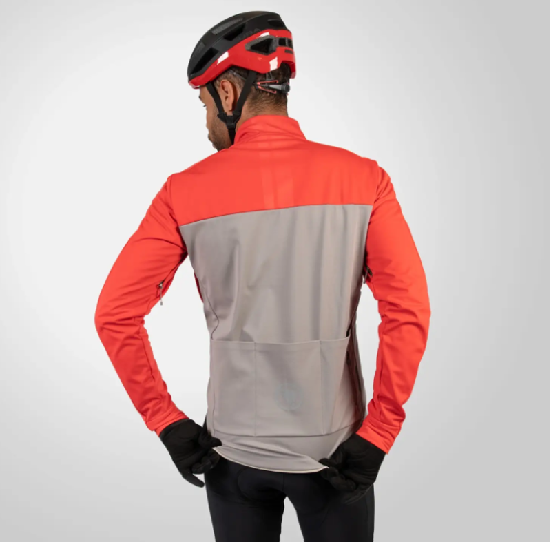 Endura Windchill Cycling Jacket II in Pomegranate-3